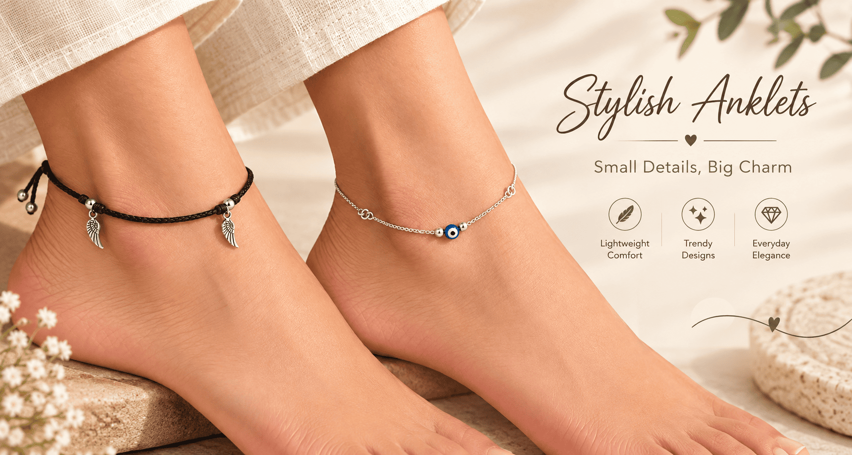 Stylish Anklets - Small Details, Big Charm